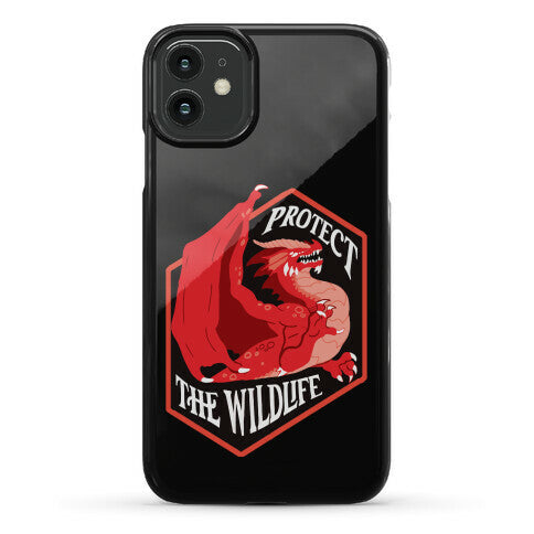 Protect The Wildlife Red Dragon Phone Case